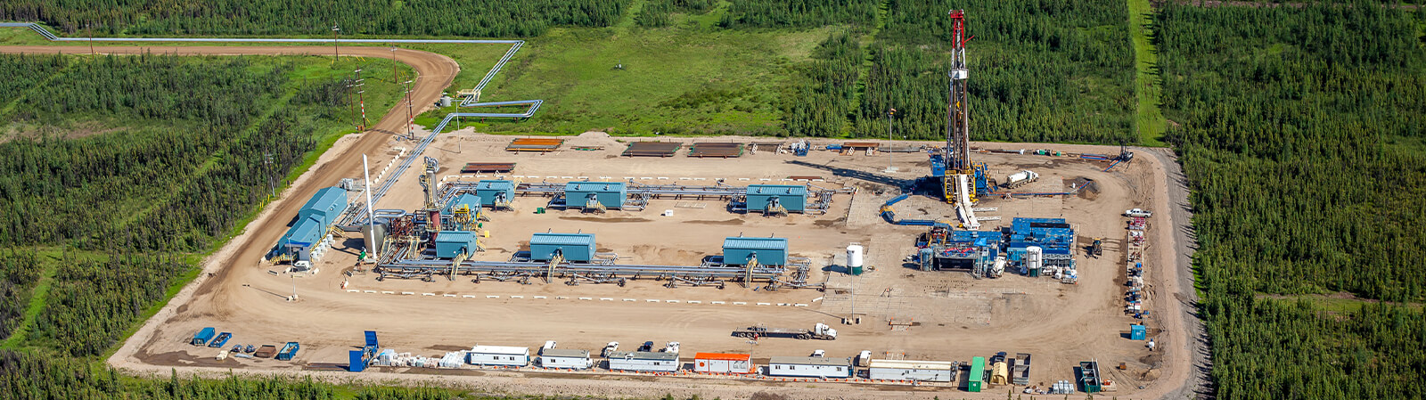 Well Pad In Situ Oil Sands